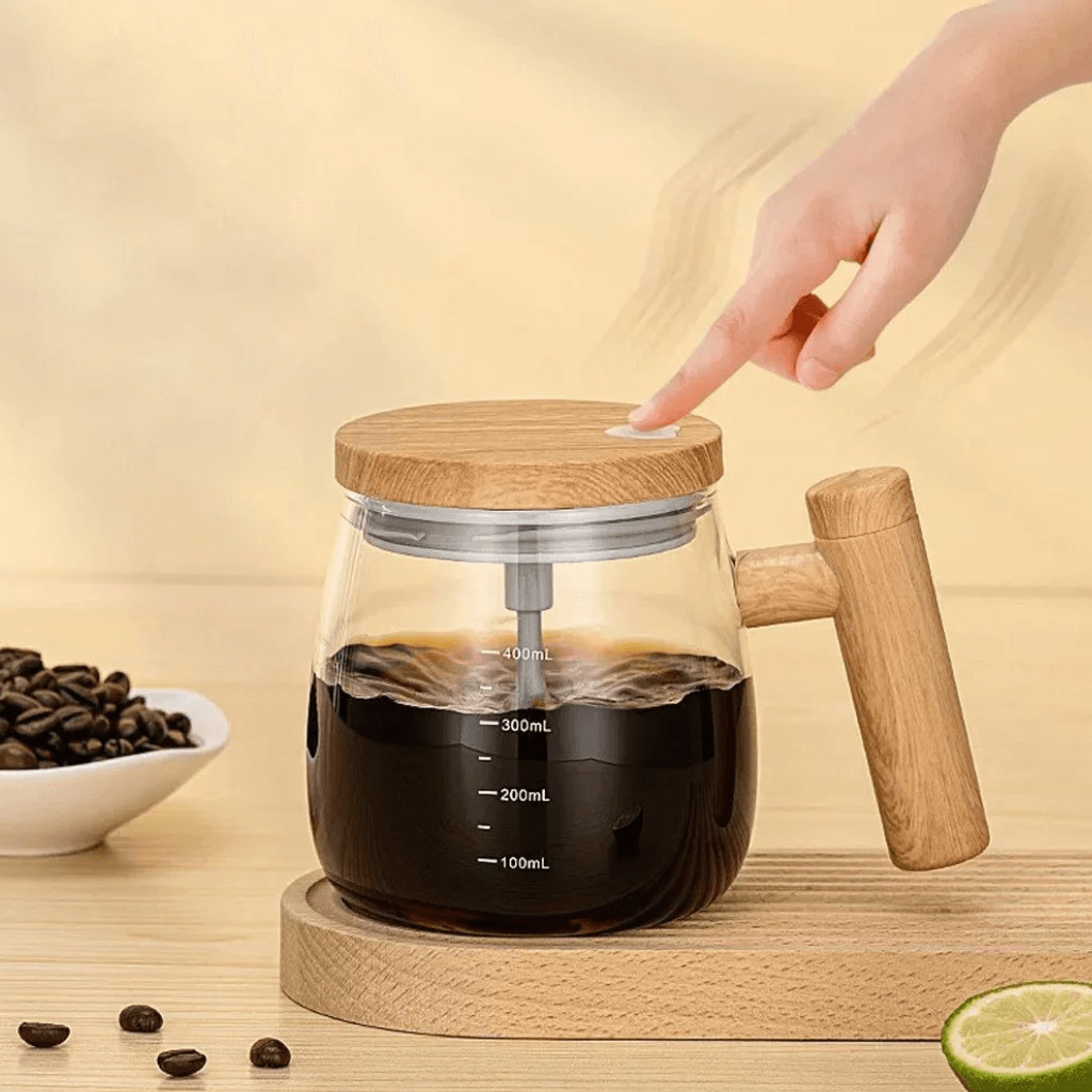 Caneca Mixer Mistura Elétrica Vidro Zurich Café 400ml Cafeteira