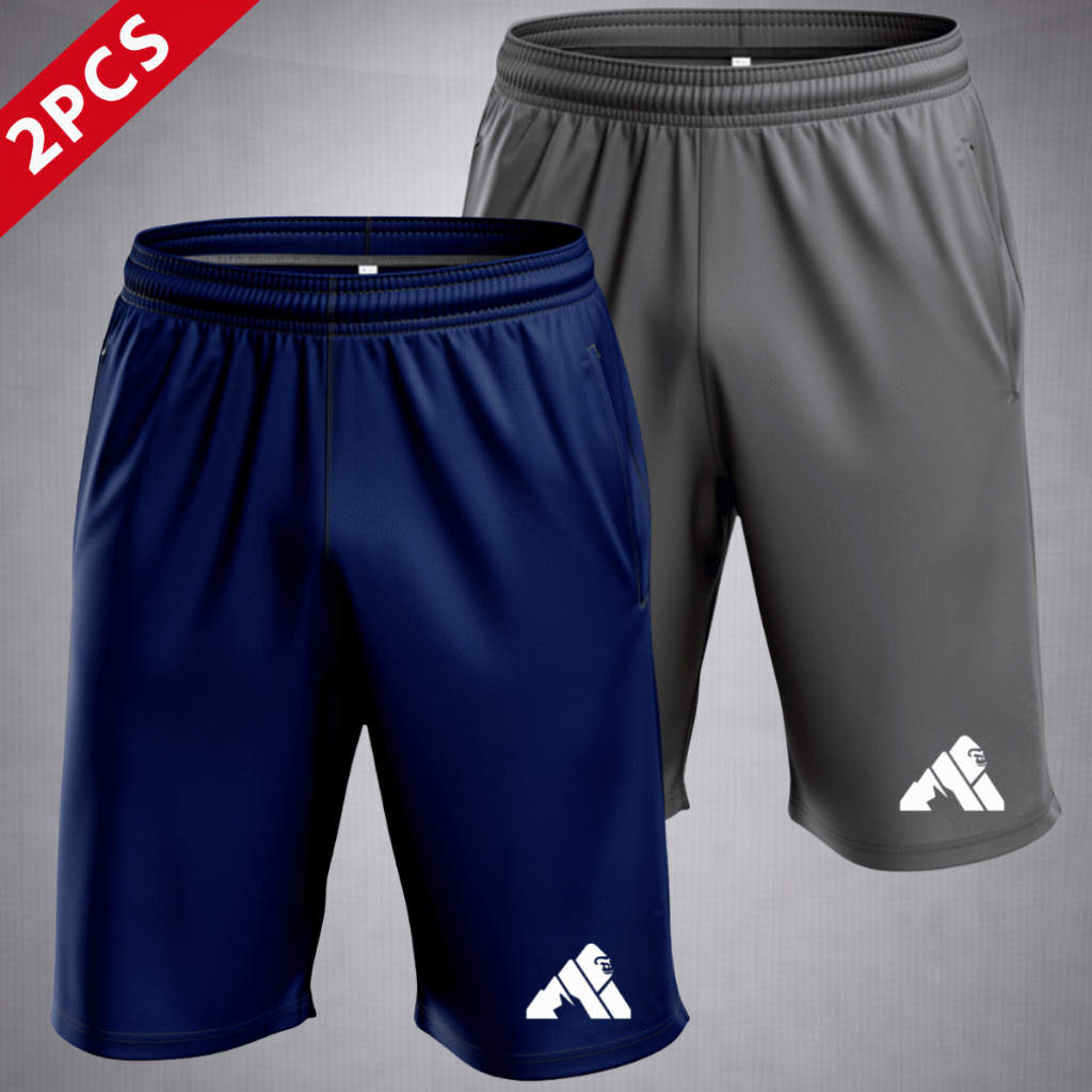 Kit 2 Bermudas Esportiva Dry Fit Short Esportivo Casual Elegante Pro Dia a Dia Academia Treino