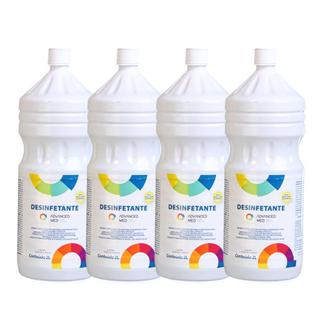 Desinfetante Hospitalar Advanced Med – Refil 2 Litros | Combo com 4 Unidades - fórmula sem álcool