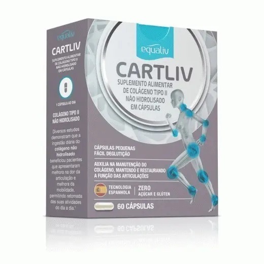 Cartliv Colageno tipo 2 60 Cápsulas Equaliv