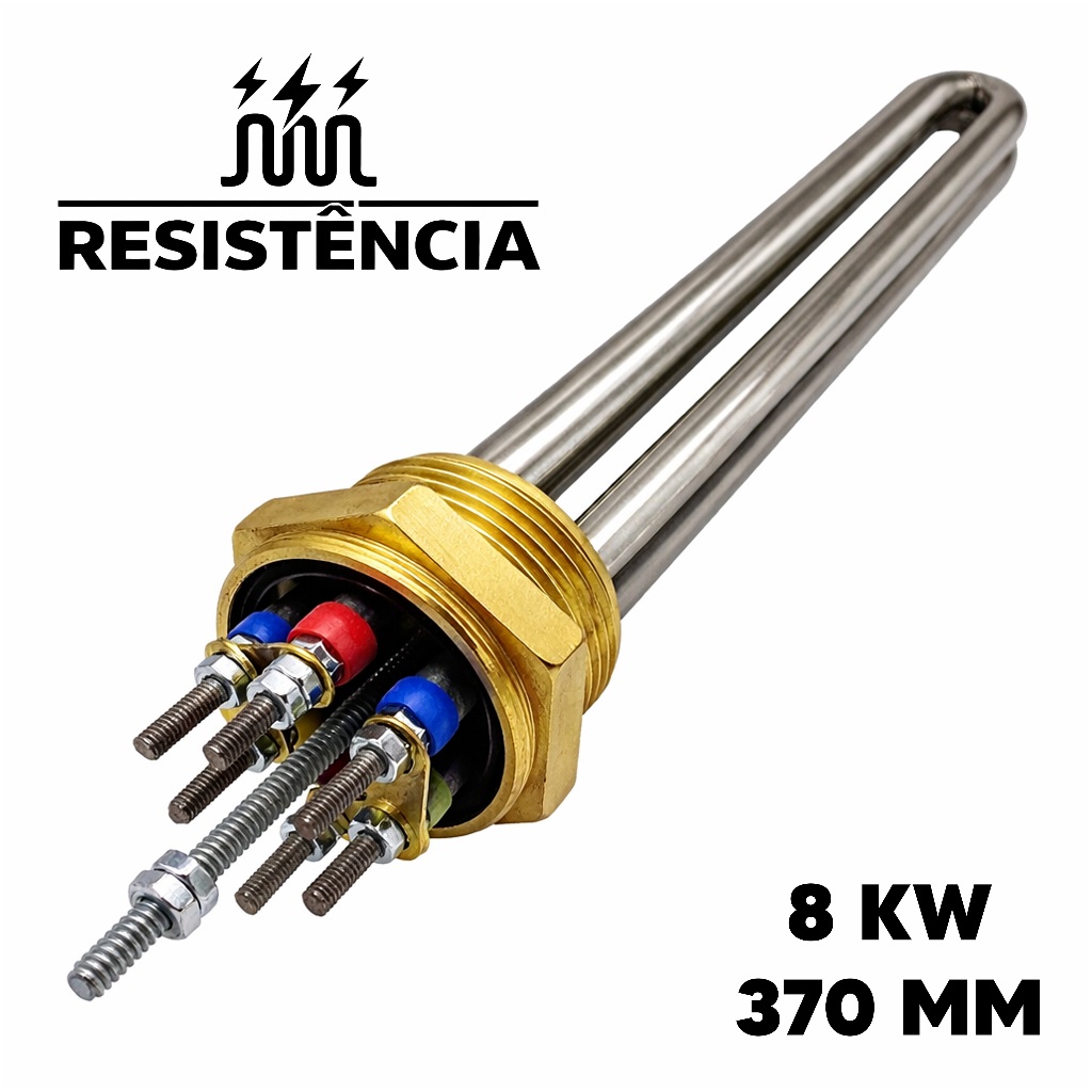 Resistência de Aço blindada 8KW 370MM de Aquecedor para piscina