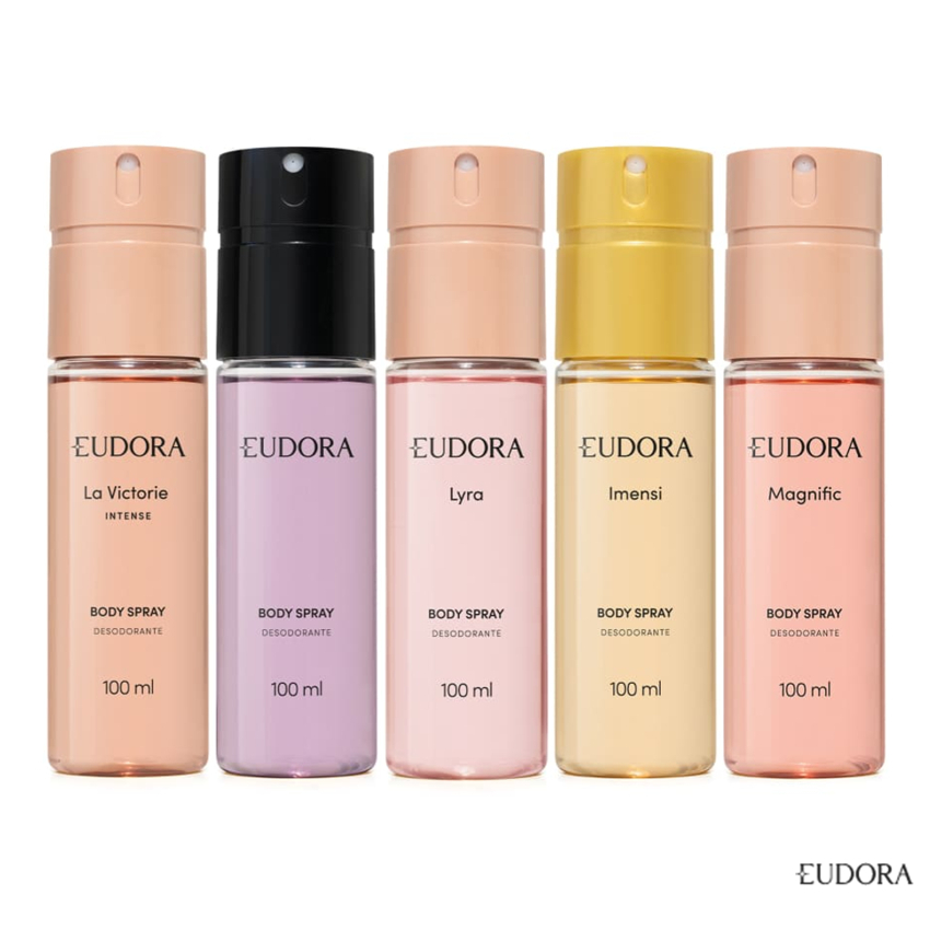 Desodorante Body Spray Eudora - 100ml: Clássico, Lyra, Imensi, Magnific, Diva Esplêndida e La Victorie Intense