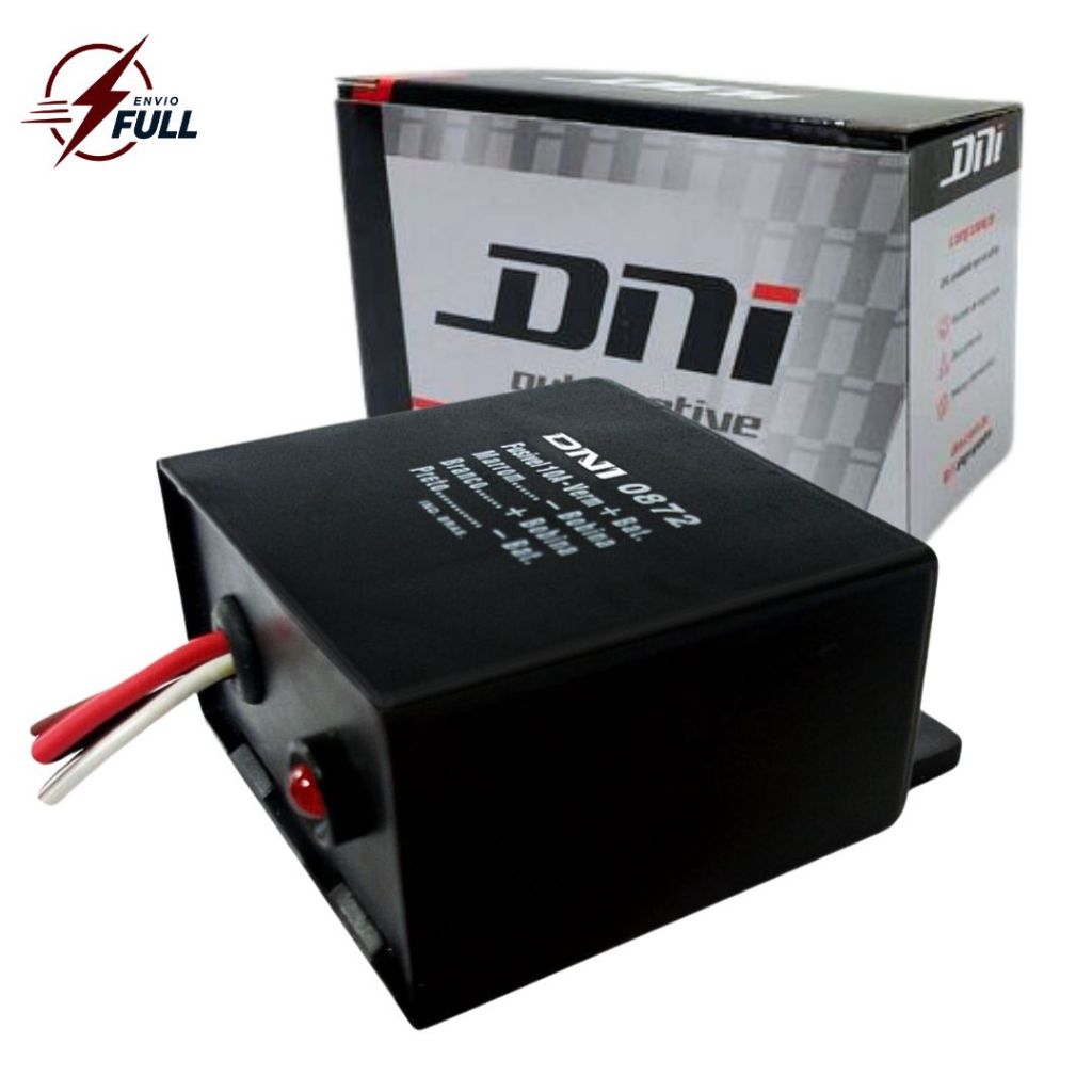 Rele Módulo Choque em Boi Transporte Gado 12V Com Suporte Original DNI