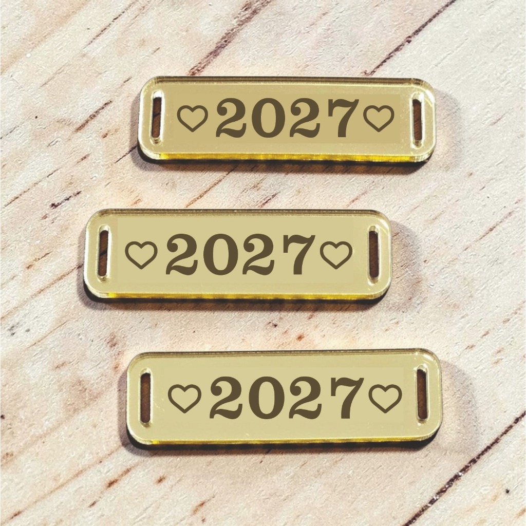 Finalizadores / Passantes Acrílico 4,0x1,2cm - Para Encadernação - Passantes 2027