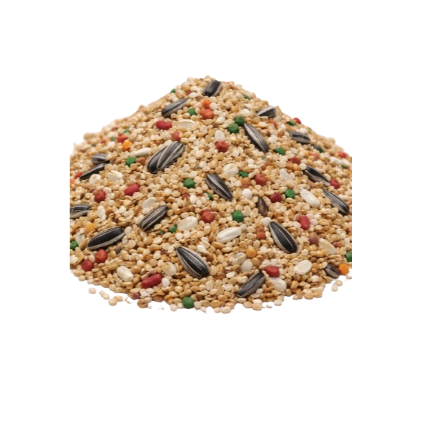 Mistura Mix Calopsita, Periquito e Agapornes com Mel a Granel - 1 Kg