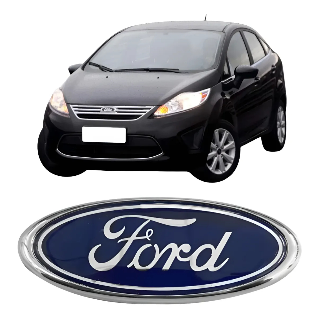 Emblema Ford New Fiesta Grade E Mala 2010 2011 2012 2013
