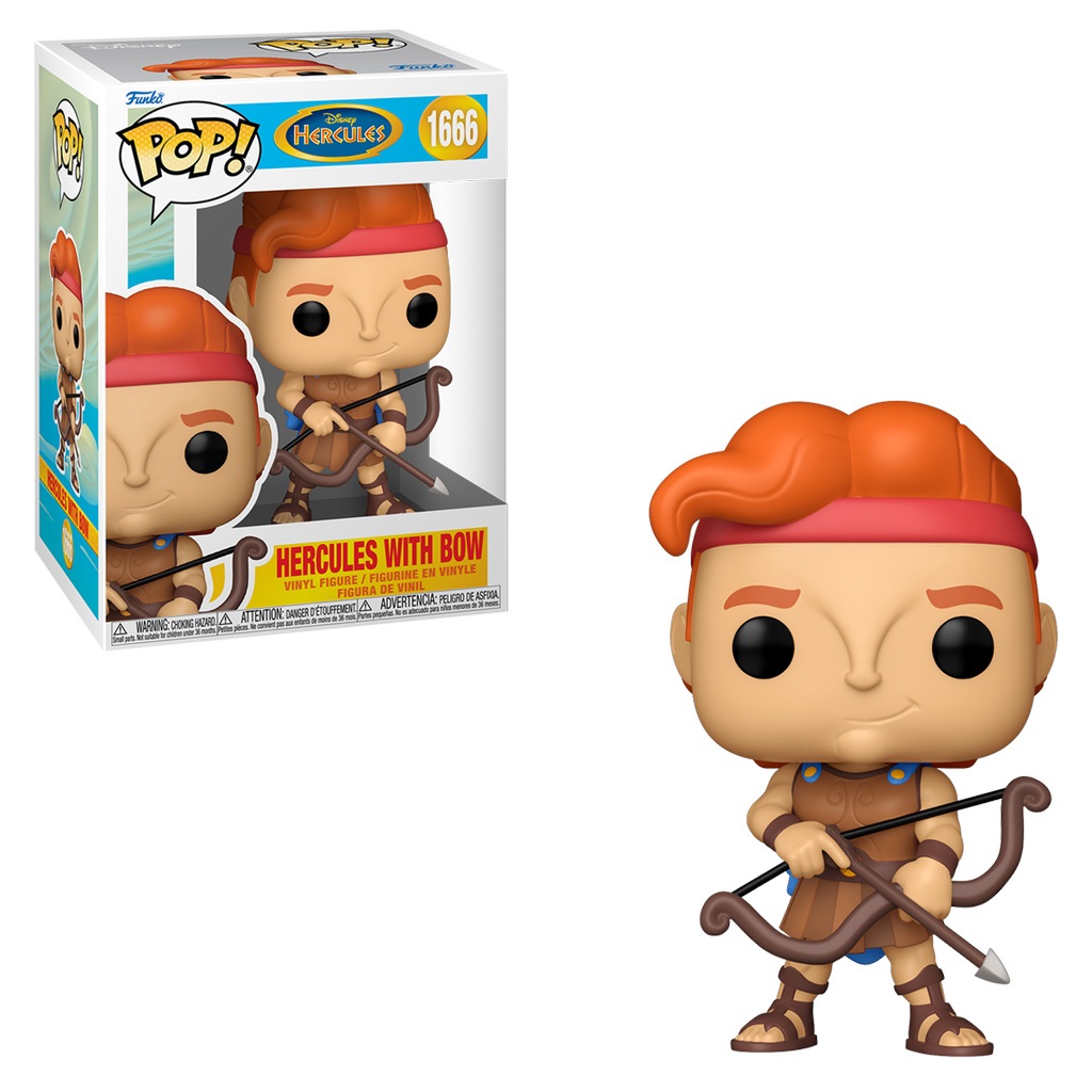 FUNKO POP DISNEY HERCULES WITH BOW 1666 NOVO ORIGINAL