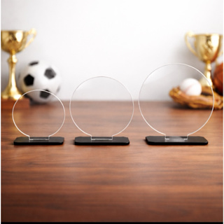 prKit Trofeu 3 Tamanhos em Acrilico Redondo-Eventos-Premiação-Escolas em Oferta na Shopee