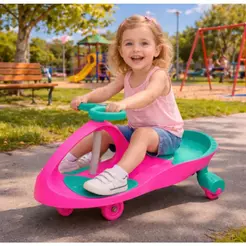 Carrinho de Rolimã Super Car com Led Suporta até 100kg Unitoys Menina e Menino 360