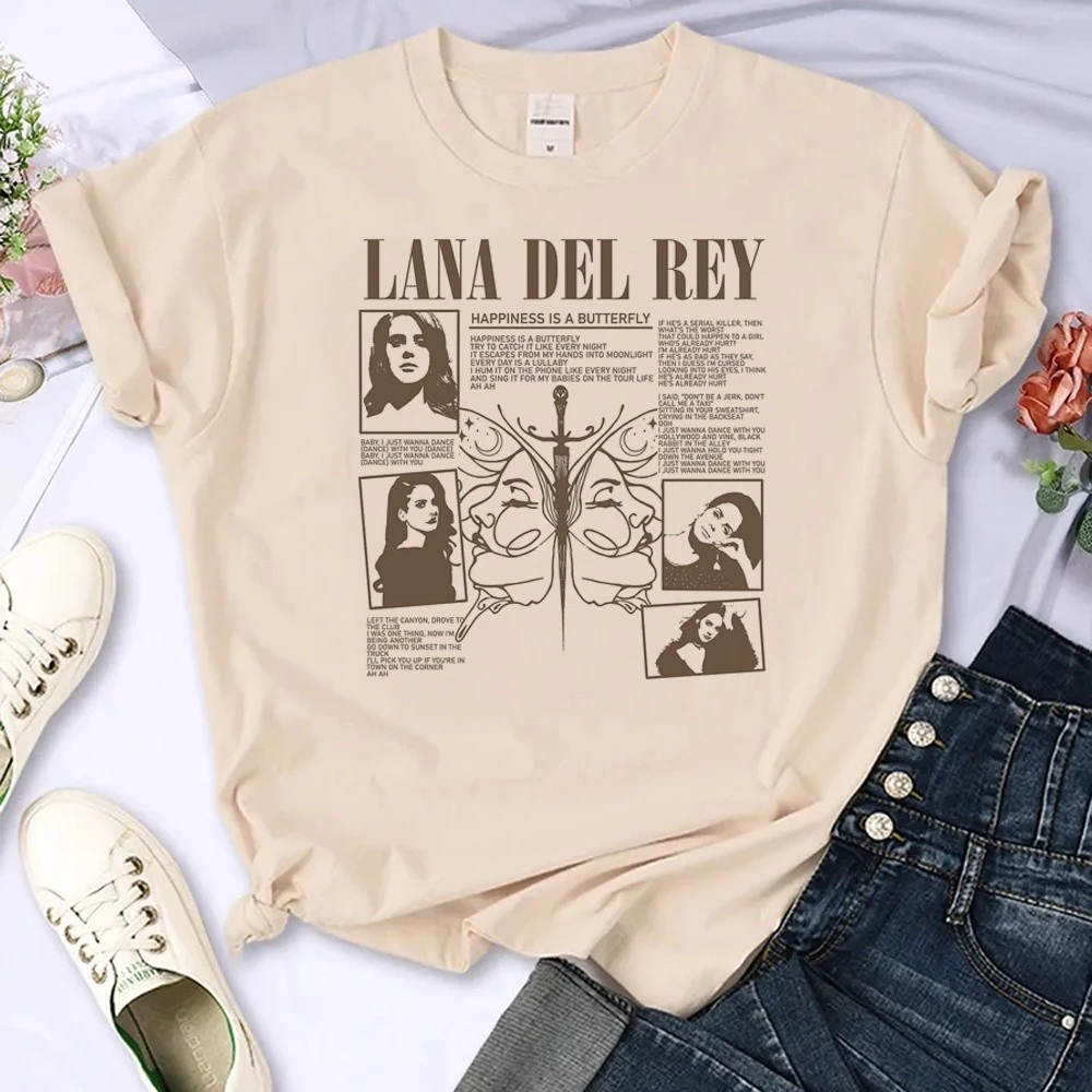 Camiseta Basica 100% Algodão Unissex Lana Del Rey T-Shirt Estampas Diversas