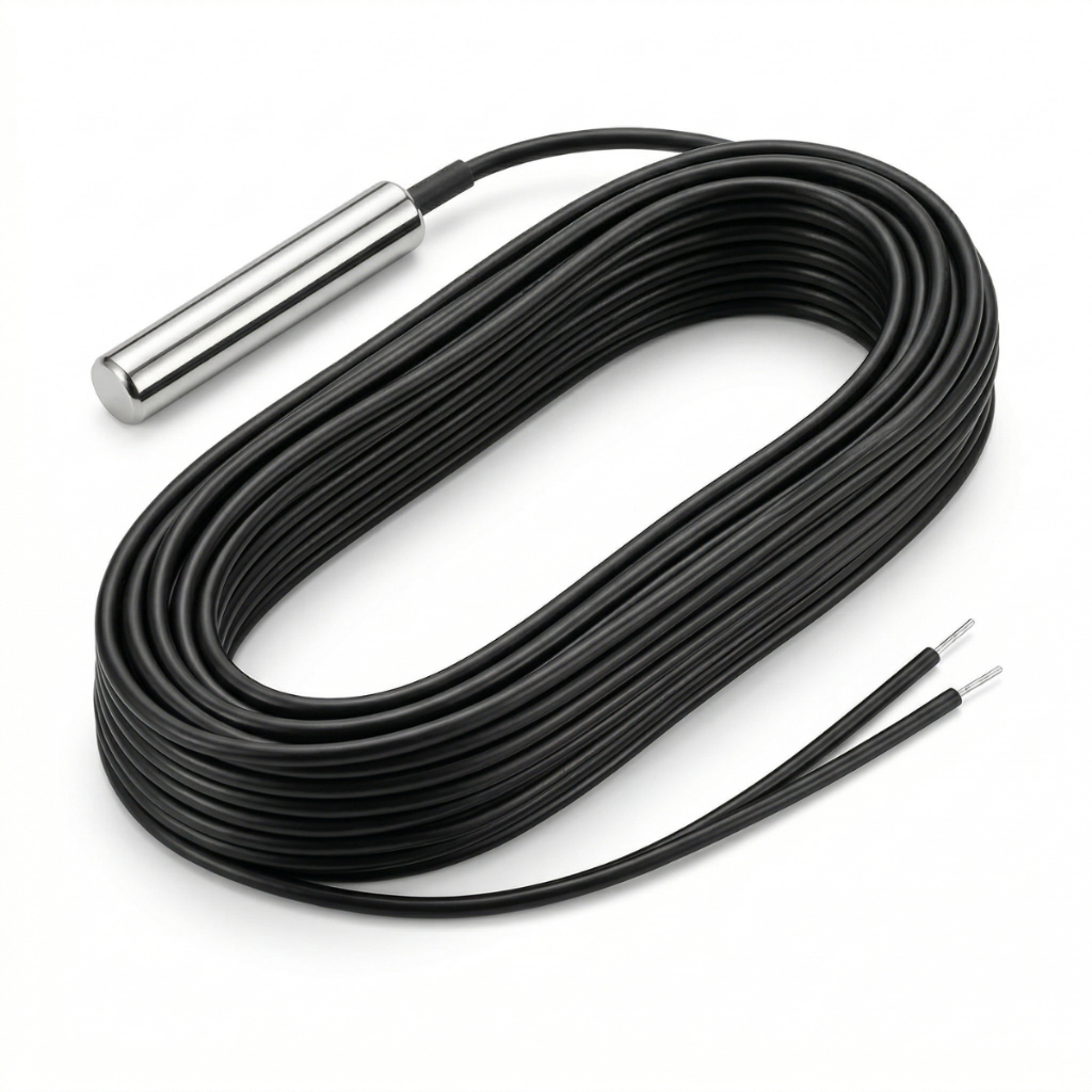 Sensor De Temperatura NTC PROBE 10K Cabo Longo 2M Para Modelo Aquecedor MMZ Tholz