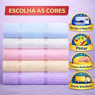 Kit 20 Toalhas Lavabo Dohler Artesanalle 30x45cm - Para Pintar e Bordar Maquina em Oferta na Shopee