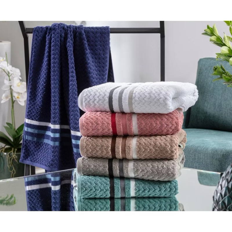 Toalha de Banho Banhão Corttex Trento Jacquard Alta Absorção Algodão Macia 80 x 150cm