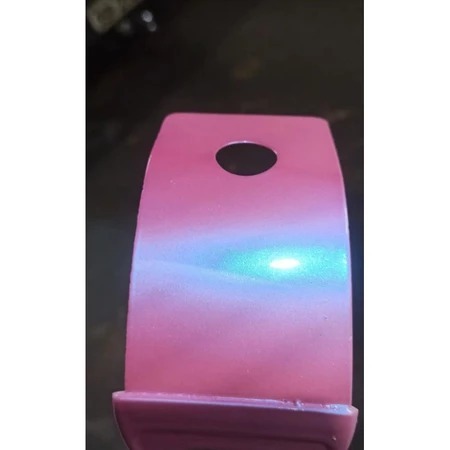Tinta automotiva base poliester rosa perolado azul base+efeito 225ml/450ml/900ml