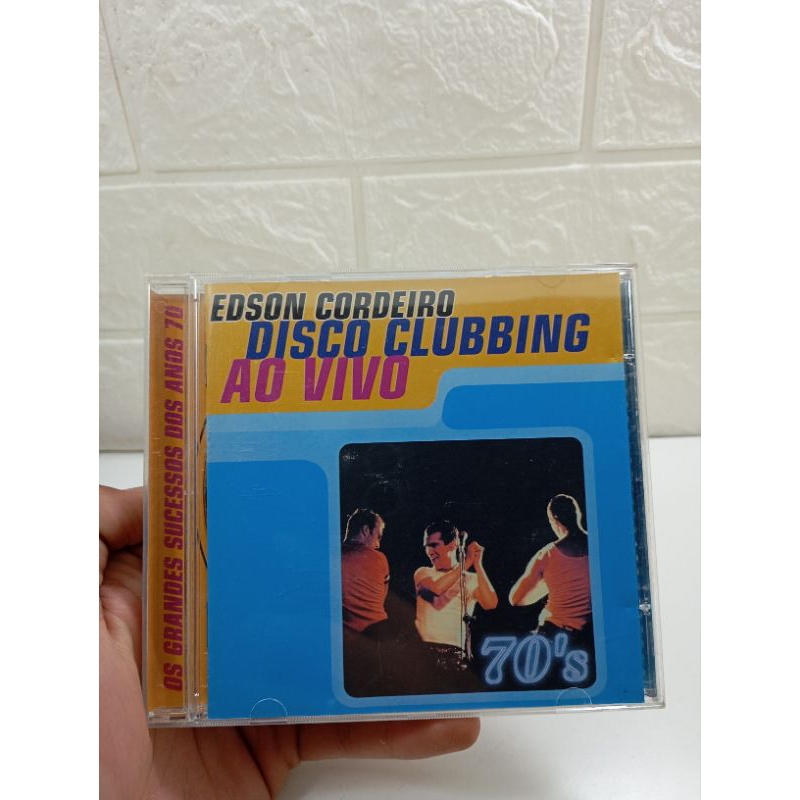CD EDSON CORDEIRO DISCO CLUBBING AO VIVO - OS GRANDES SUCESSOS DOS ANOS 70 - REF;CD389