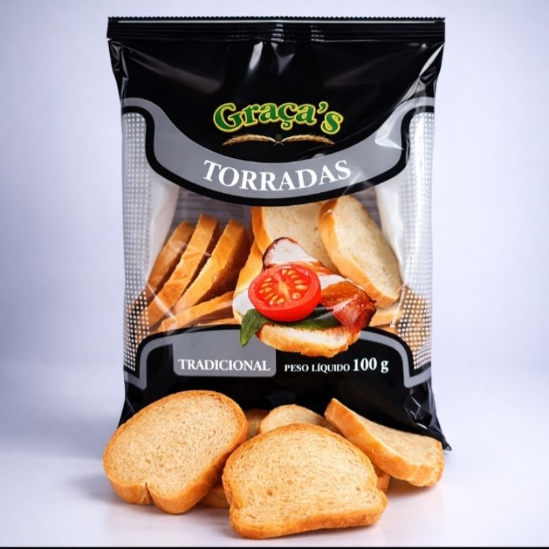 Torradas canapés kit sortido/ tradicional, integral e Salsa e cebola/ torradinha crocante — imagem 2 de 2