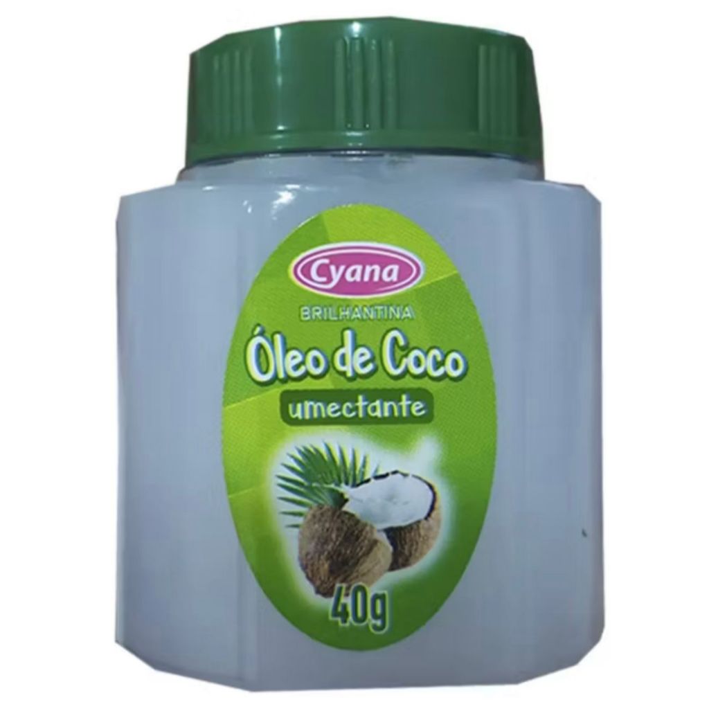 KIT 2 Brilhantina Umectante Maça e Coco