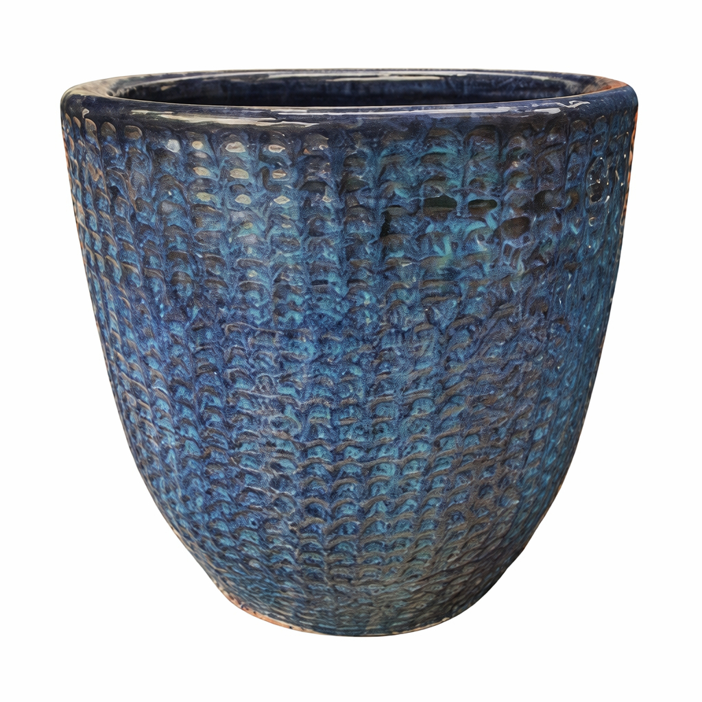 Vaso de Cerâmica Grande 35cm – Decorativo e Elegante
