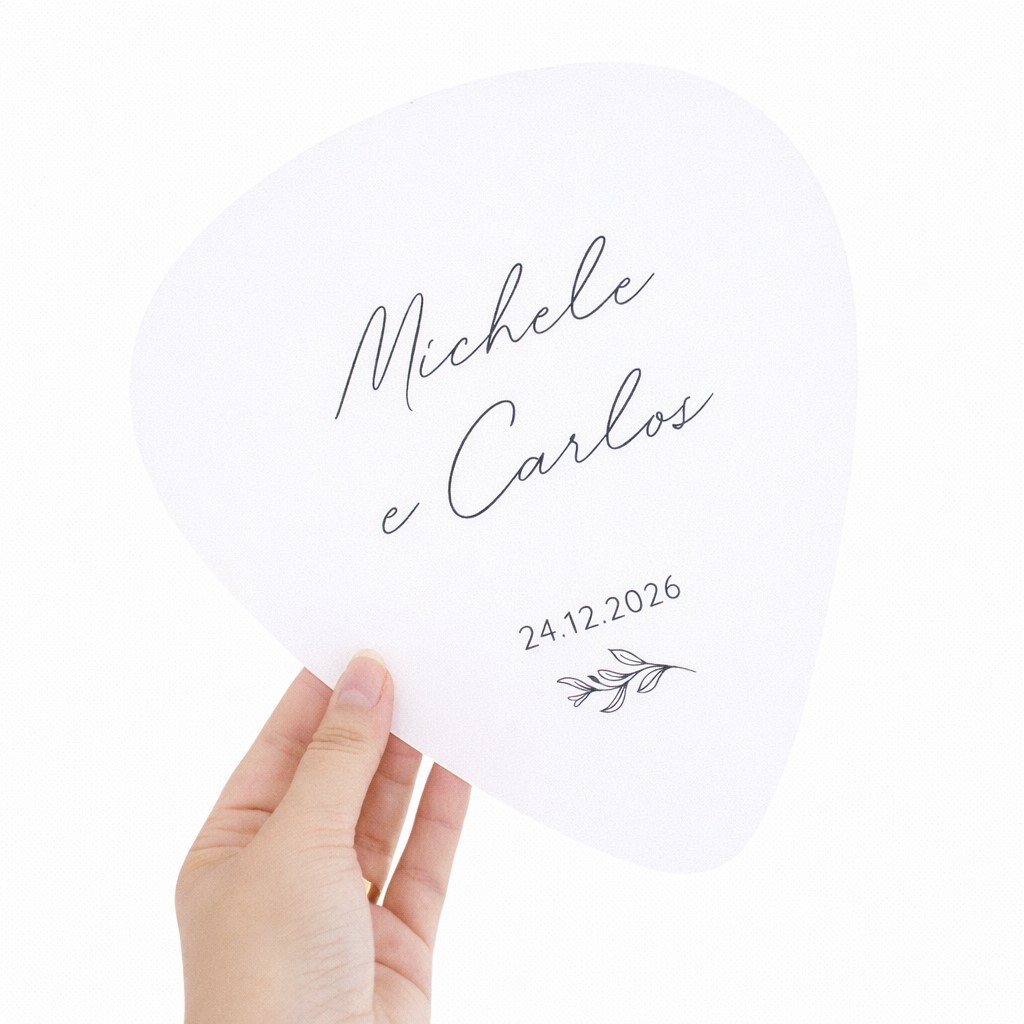 Leque casamento ventarola casamento personalizada casamento minimalista preto e branco