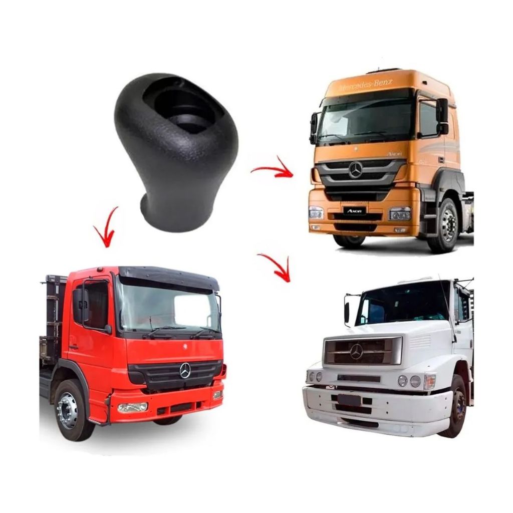 Manopla Cambio Mb 1618 1620 1634 1720 1938 Axor Atego Atron