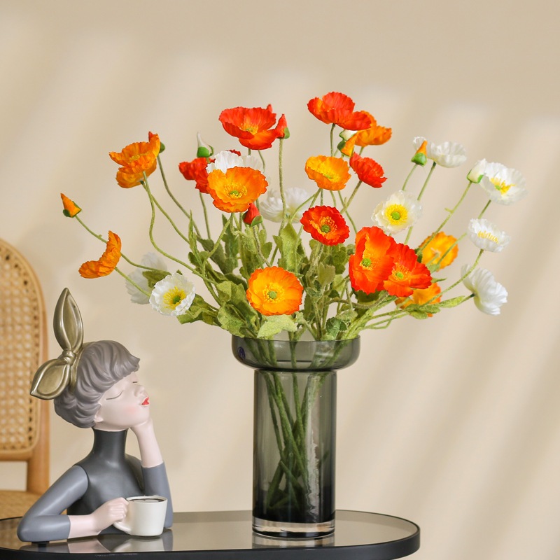 Flores Artificiais Buquê De 32 Artificial Decoração Para Casa Arranjo De Mesa De Jantar em Oferta na Shopee