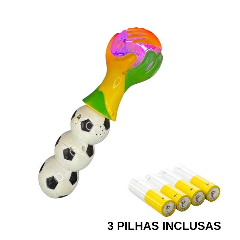 Brinquedo Copa Do Mundo Musical LED BICMB Brinquedo Copa e Taça da Copa Patriota Hexa Brasileiro Brasil