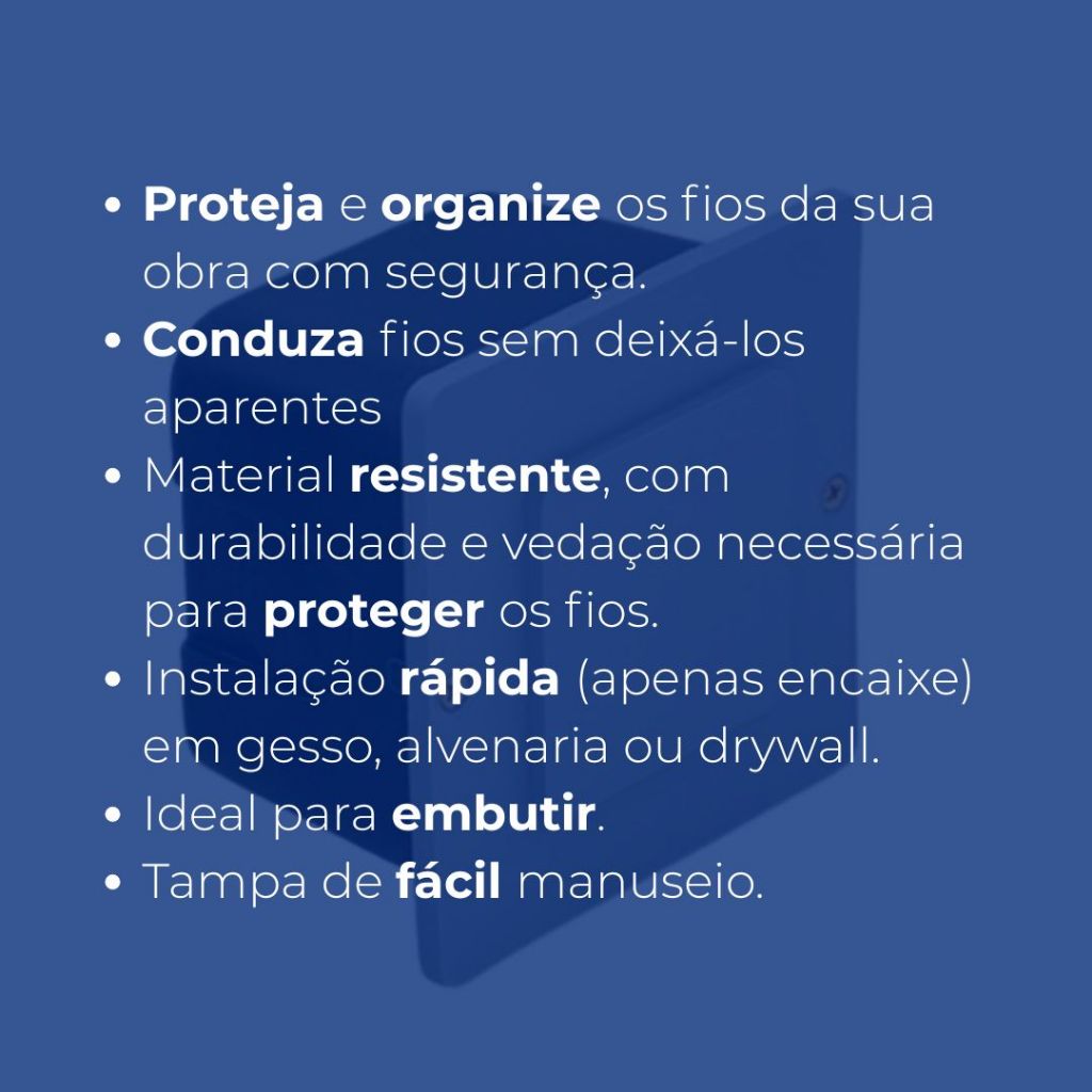 Caixa De Passagem Elétrica 10x10cm 15x15cm Organizador De Fios Plástico PVC