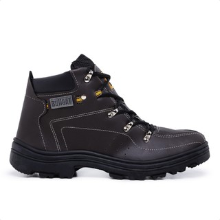 Bota Masculino Coturno Bullgat Cano Médio Motoqueiro Da Moda