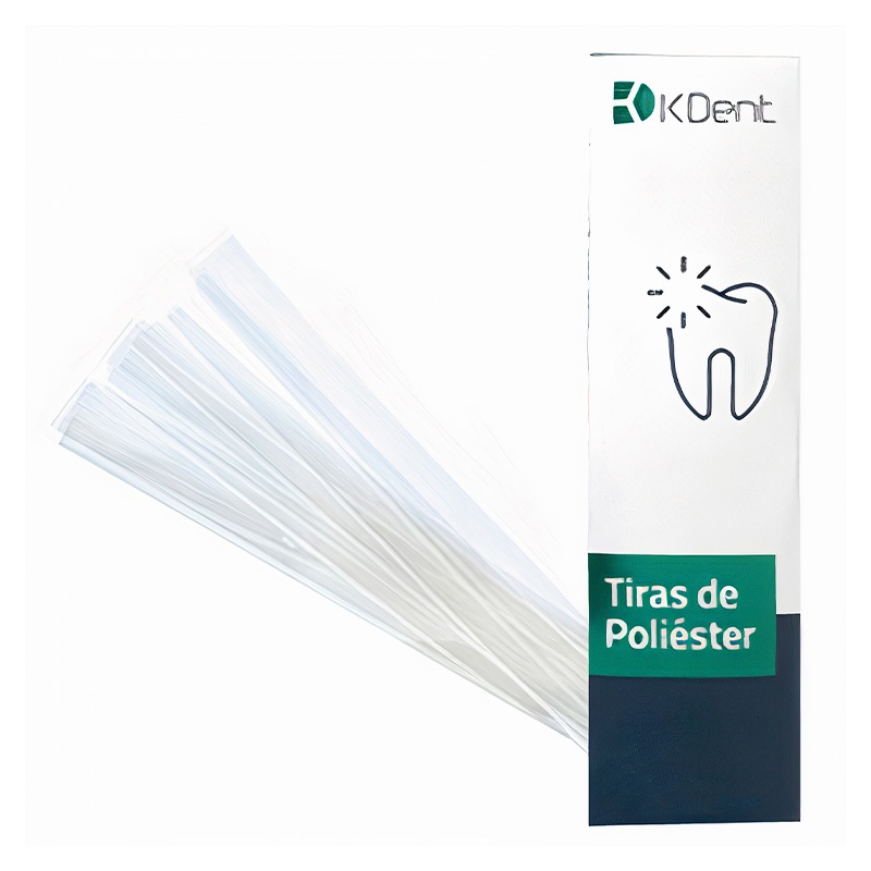 Tira Matriz de Poliéster 5mm - K-Dent Embalagem com 50 unidades.