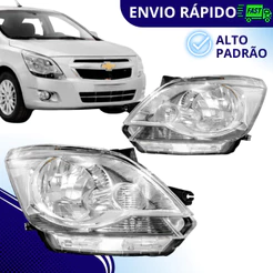 Par Farol Cobalt 2012 2013 2014 2015 2016 Cromado Ambos Lados Molde Original Lanterna Dianteira