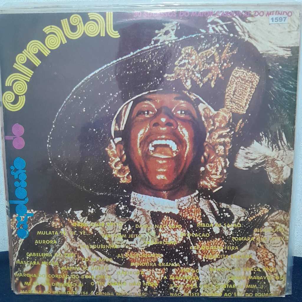 LP CARNAVAL – A GRANDE BANDA DO CHOPP 1979 / COLETÂNEA COM CLÁSSICOS DO SAMBA E MARCHINHAS DO CARNAVAL BRASILEIRO / REPE