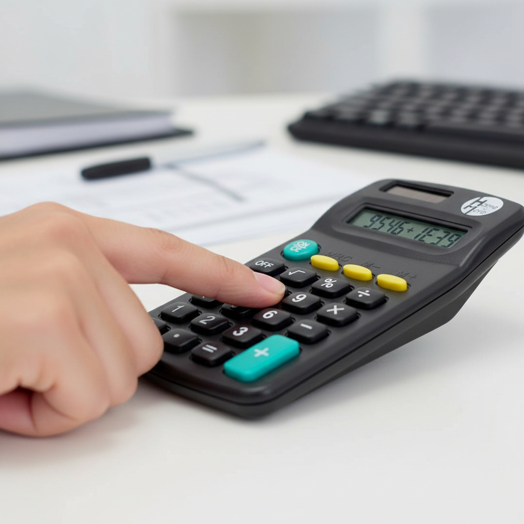 Calculadora Portátil KK Pequena Uso Escolar Profissional Escritório Material Durável