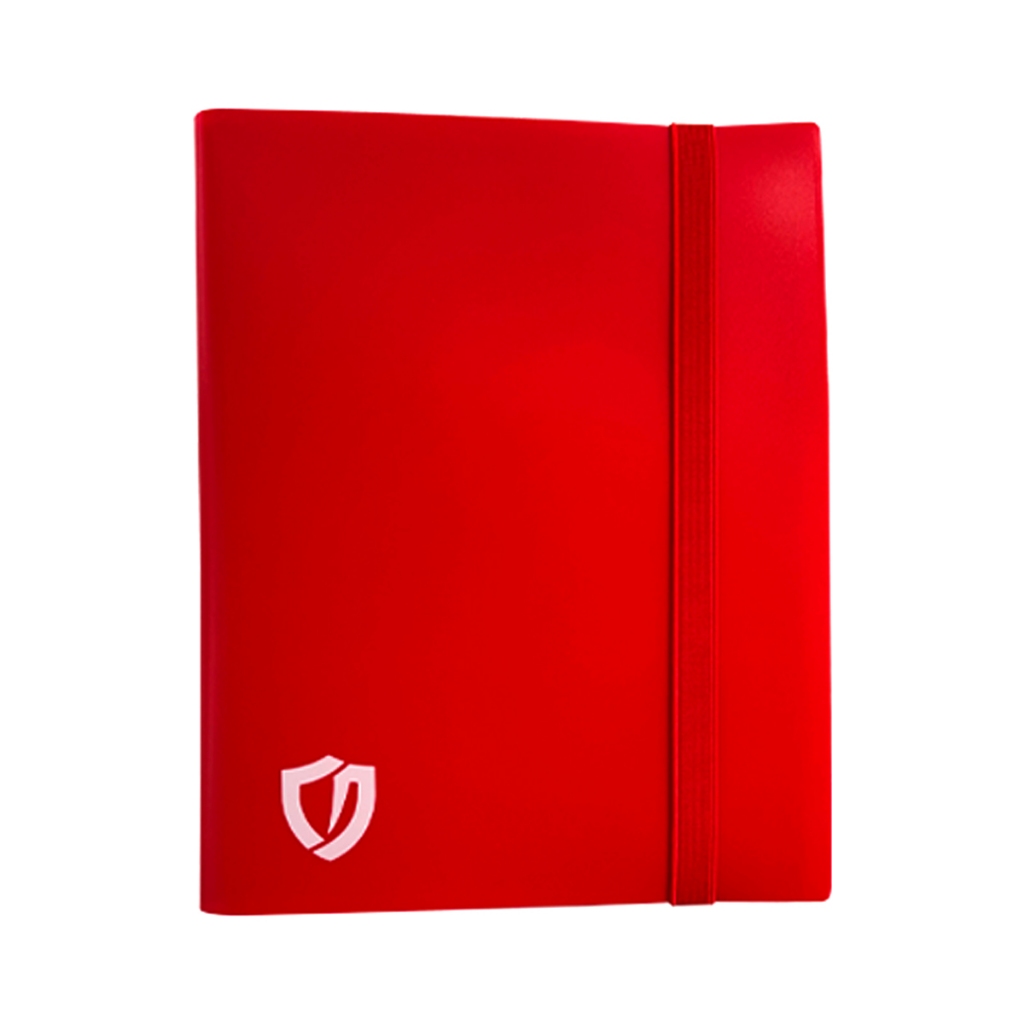Álbum Pasta Para 360 Cards Card Game Pokémon Magic Yugioh! Central 3x3 Vermelho