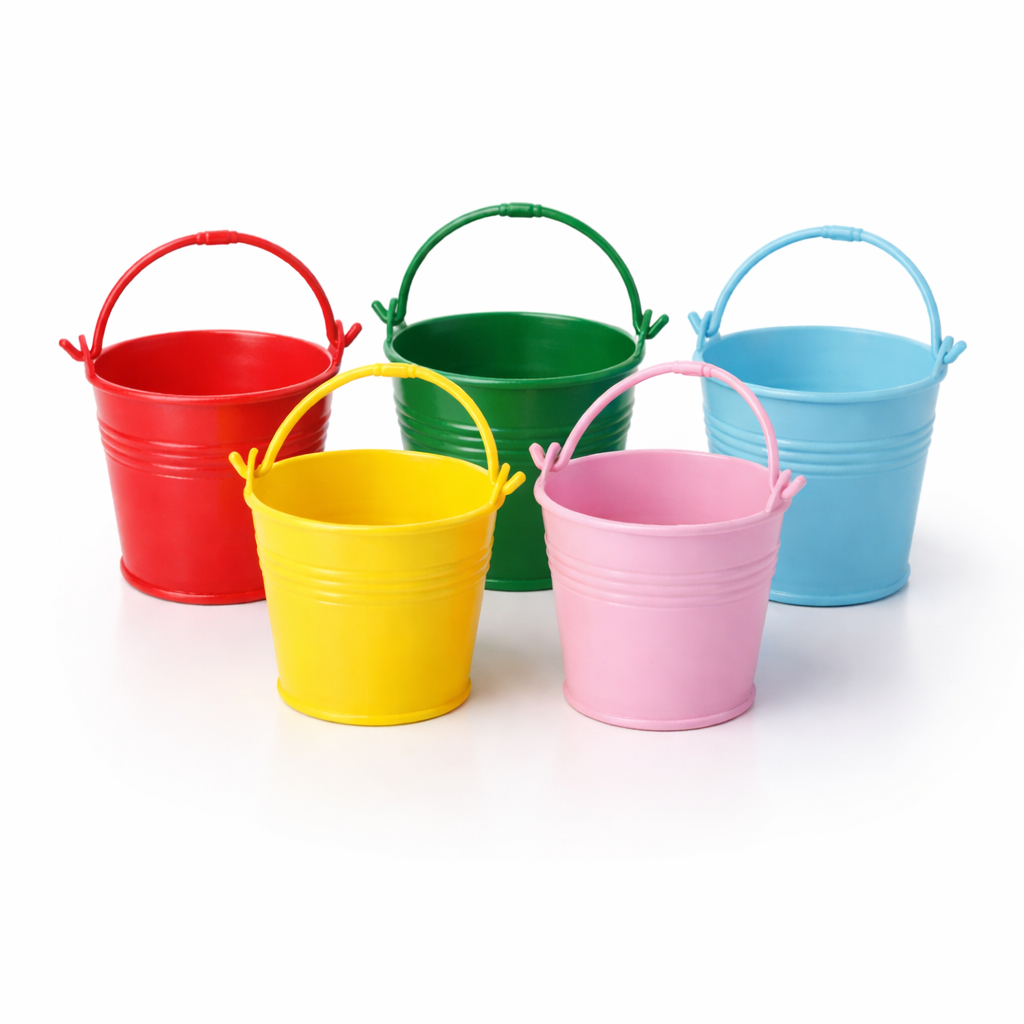 10 Mini Baldes 5,5cm Plástico Baldinhos Lembrancinhas e Festas Mimos Fazendinha Para casamento aniversário Páscoa em Oferta na Shopee