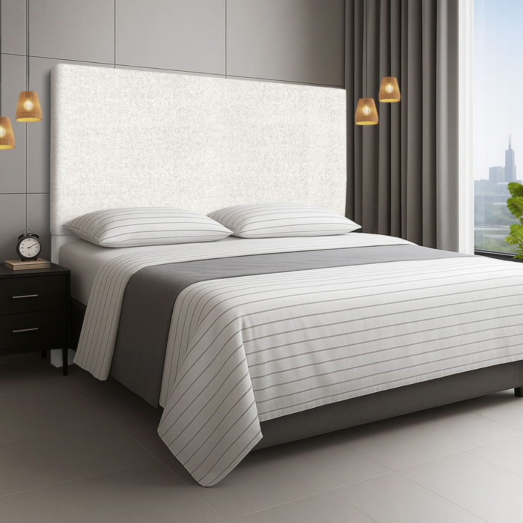 Cabeceira Cama Box Queen 160 cm Estofada Bouclé Betta