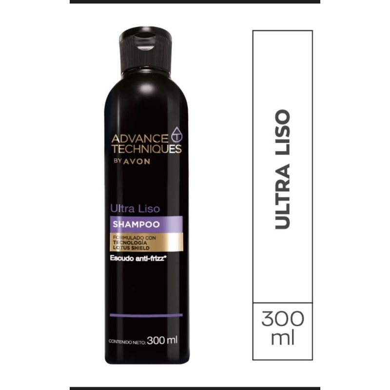 Shampoo Avon Advance Techniques Ultra Liso Antifrizz 300ml Original Lacrado