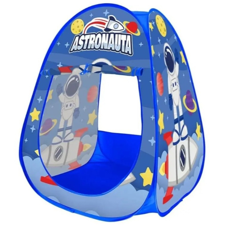 Brinquedo Astronauta Barraca Cabaninha Dobrável Infantil Menino - Envio Imediato -