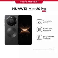 HUAWEI Mate 80 Pro| Celular | 16GB+512GB | Câmera com Cores Reais | Arquitetura Super Resistente | 5750 mAh