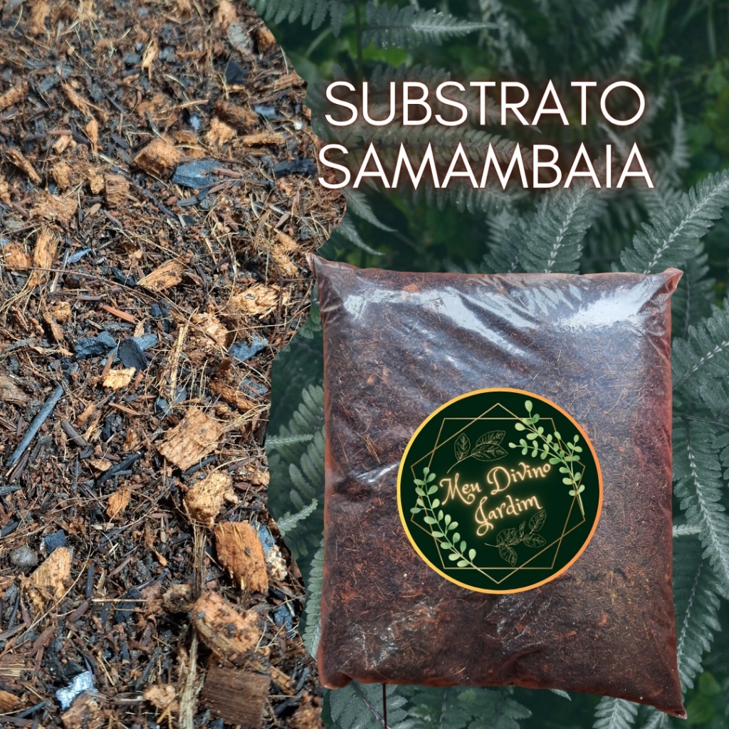 Substrato Profissional para Samambaias e Avencas - Mix Biólogo 4L (Rico em Fibras e Chips)