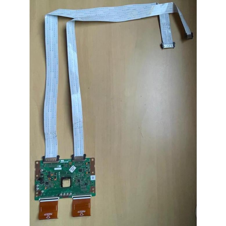 Placa T-con compatível Tv Philips 40pfl8605 Cpwbx Runtk 4323tp com os cabos Flat