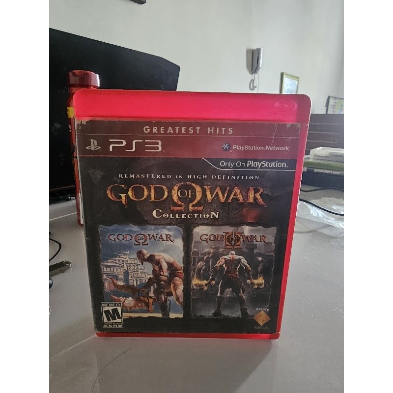Jogo para PS3 usado mídia física original God of War Colletion 1 e 2 Grandes Hits