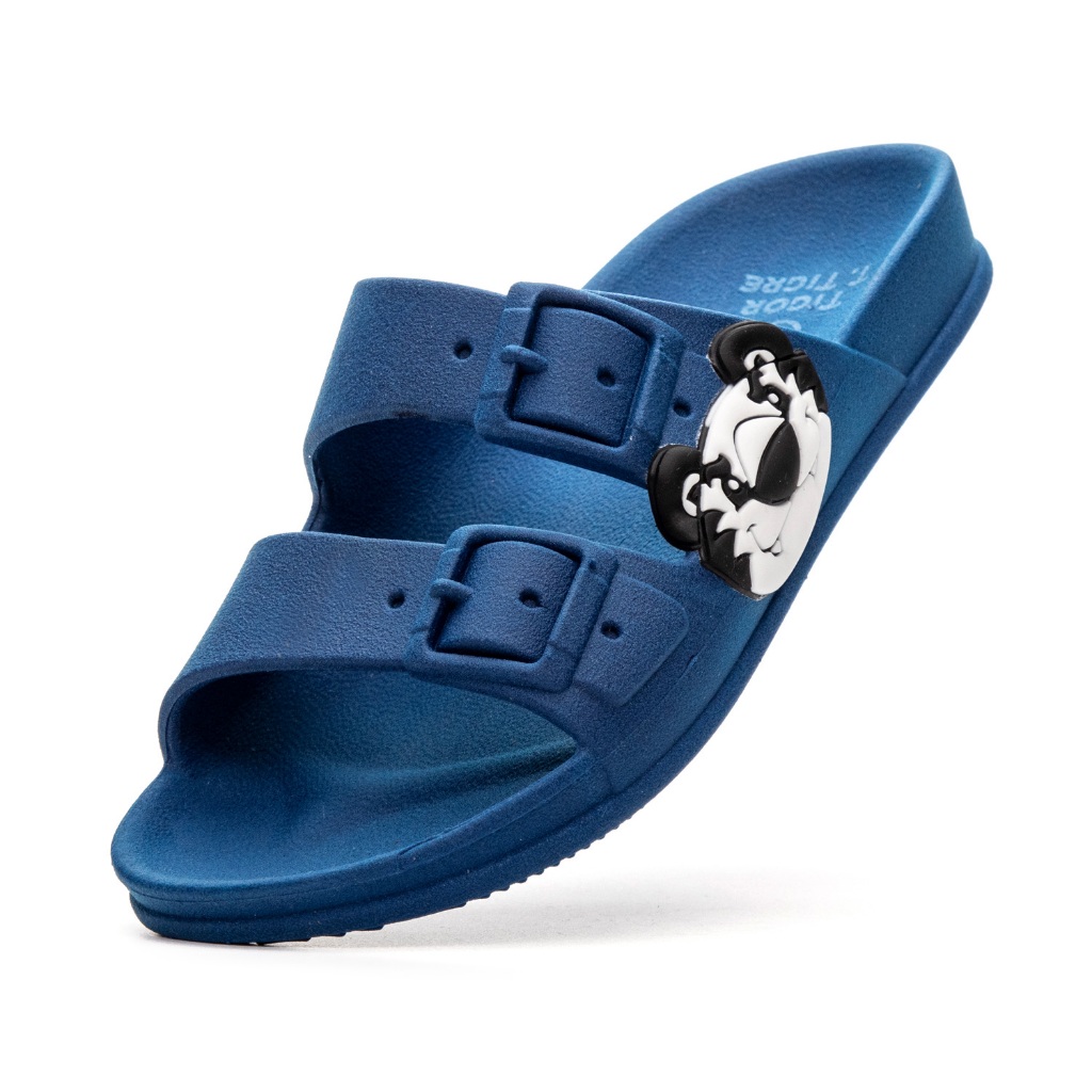Sandália Infantil Birken Tigor T. Tigre Slide Confortável Leve Antiderrapante Menino Azul