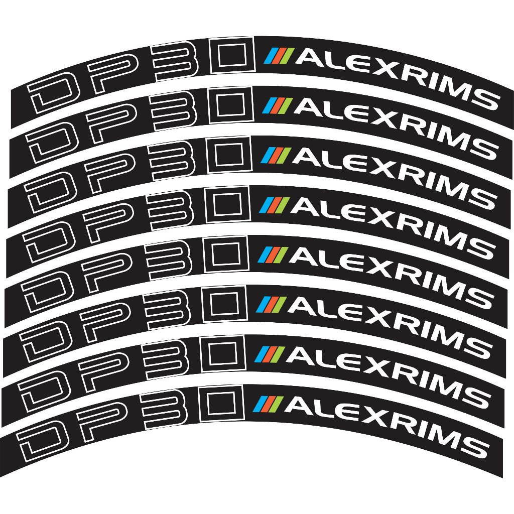 08 Adesivos compativeis roda Aro 29 DP30 Alexrims