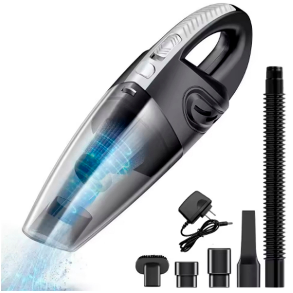 Aspirador De Pó Sem Fio Para Limpeza Carro Doméstico Portátil Úmido E Seco Poderoso Multiuso