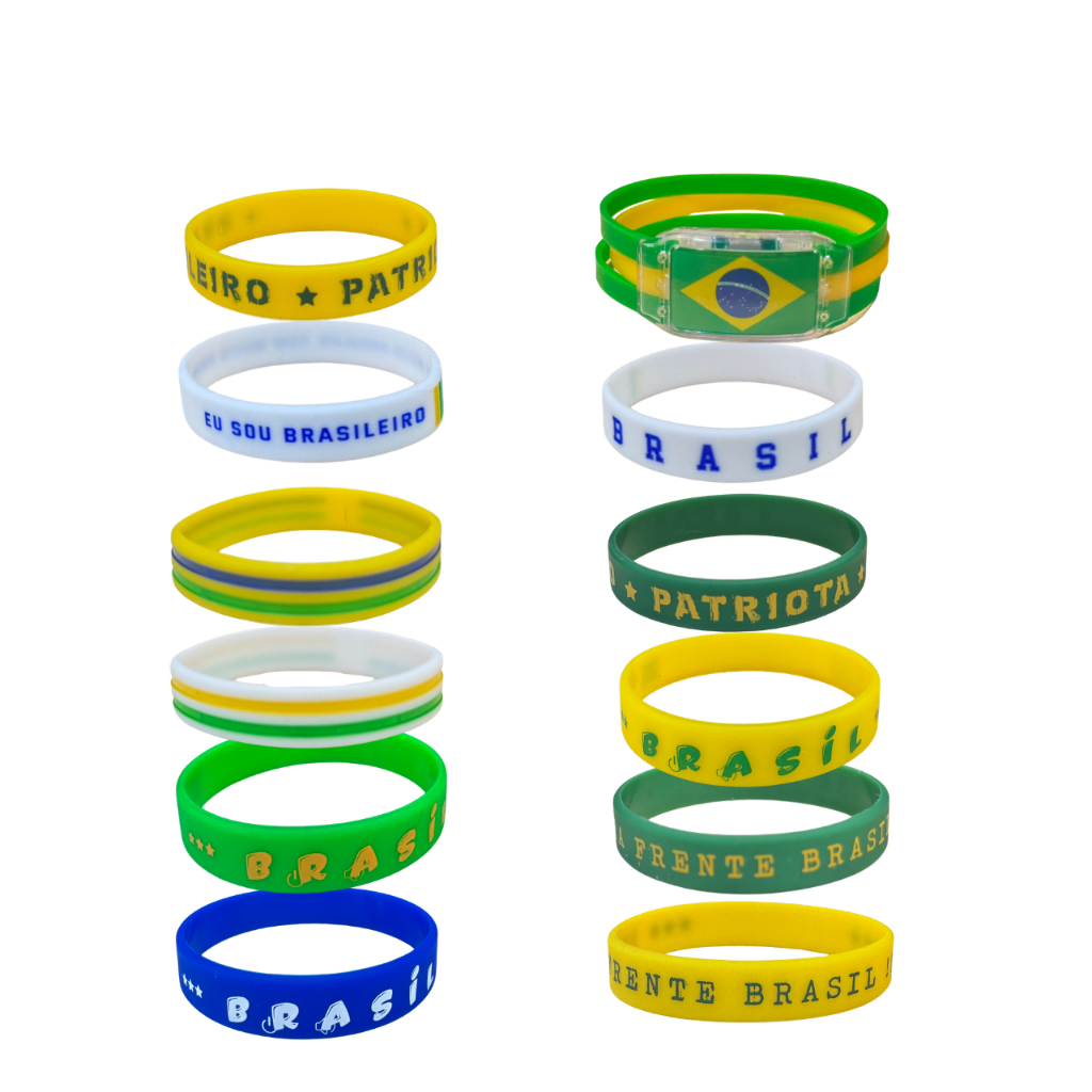 Pulseiras Do Brasil Copa Do Mundo 2026 Patriota Variedades