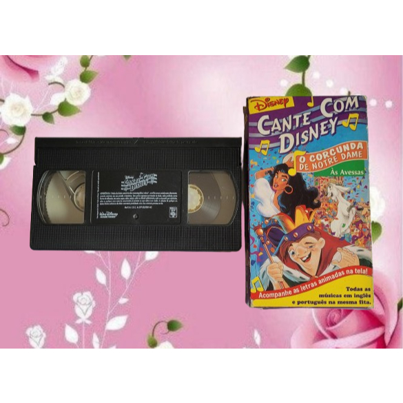 Cante Com Disney - O Corcunda de Notre Dame - Fita VHS