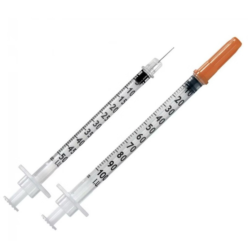 kit 10 unidades BD ultra-fine II seringa para insulina 1ml 8mm agulha 0.3mm