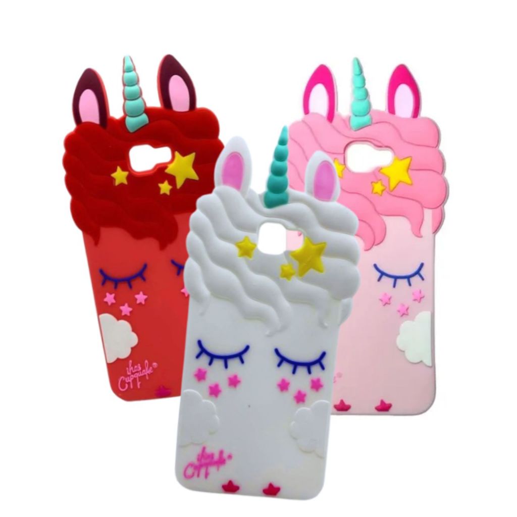 "Capinha Unicórnio 3D Para Samsung J7 Prime / J7 Prime 2 / On7"