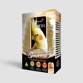 Ração Suprema Calopsita Gourmet 700g | Extrusado completo indicado Calopsita, Agapornis e Ring Neck