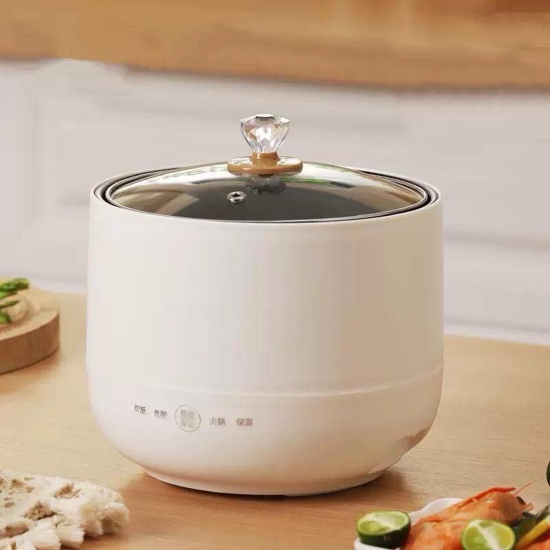 Mini panela de arroz elétrica - 1,8l - 110V/220V/Panela De Arroz Elétrica Sopas Caldos NAO É CERAMICA!!!!